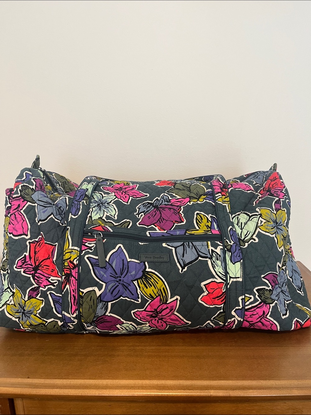 Vera Bradley Floral Quilted Duffel Bag -